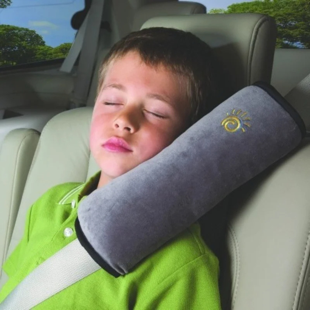 Kids Seatbelt Pillow | Soft Adjustable Child Car Seat Belt Cushion for Travel & Sleep Support