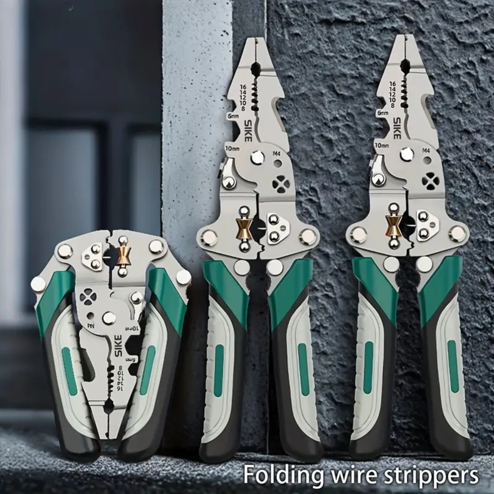 Multi Wire Pliers | 3-in-1 Electrician Pliers for Cutting, Stripping & Crimping Wires