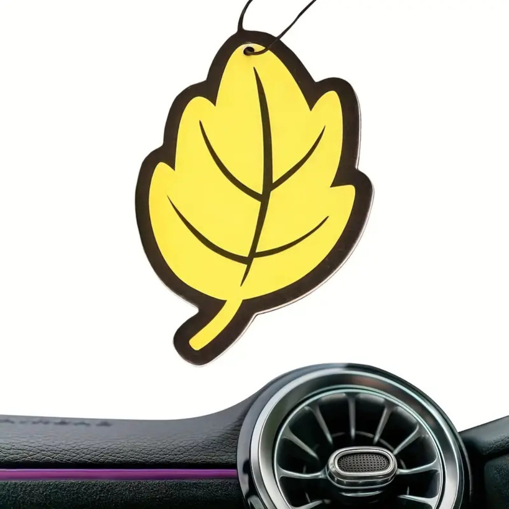 Leaf-Shaped Car Air Freshener Pack (Mixed Scents) | Hanging Car Air Fresheners for Fresh-Smelling Interiors
