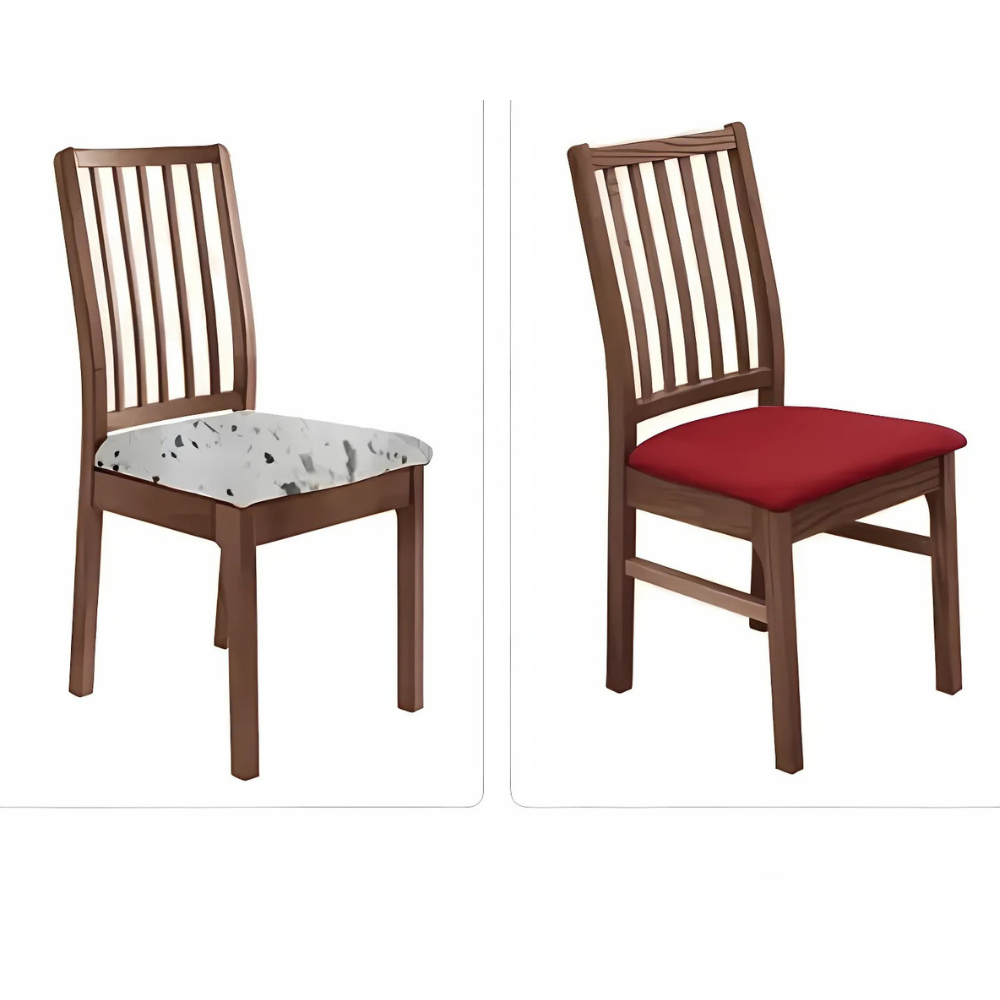 Chair Covers – Set of 4 | Stretch Velvet Dining Chair Covers with Elastic Fit, Washable & Universal