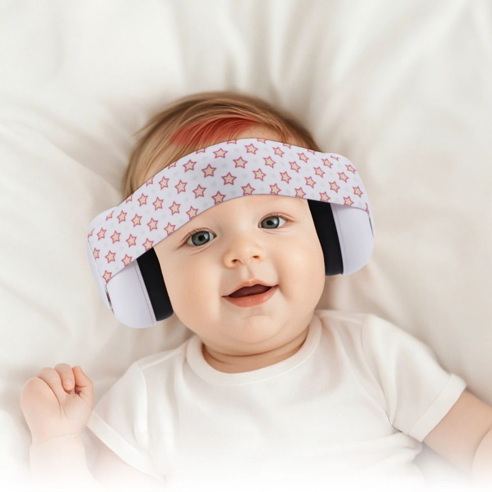 CalmBaby™ Adjustable Noise Protection Earmuffs | Baby Hearing Protection for Sleep, Travel & Loud Environments