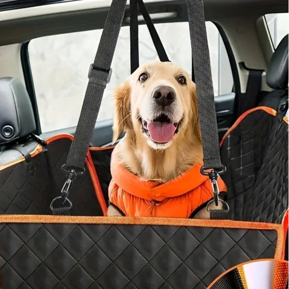 Universal Dog Back Seat Hammock Cover | Waterproof Rear Seat Protector for Cars & SUVs