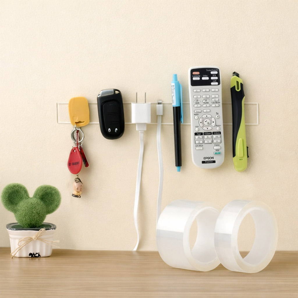 Heavy Duty Double Sided Tape (6m Set) | Reusable Mounting Tape for Home & Office