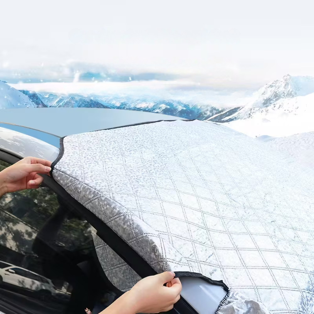 WeatherBlock 4-Season Windscreen Cover | Universal Car Windscreen Cover Anti-Ice, Snow, Hail & Sun Protection