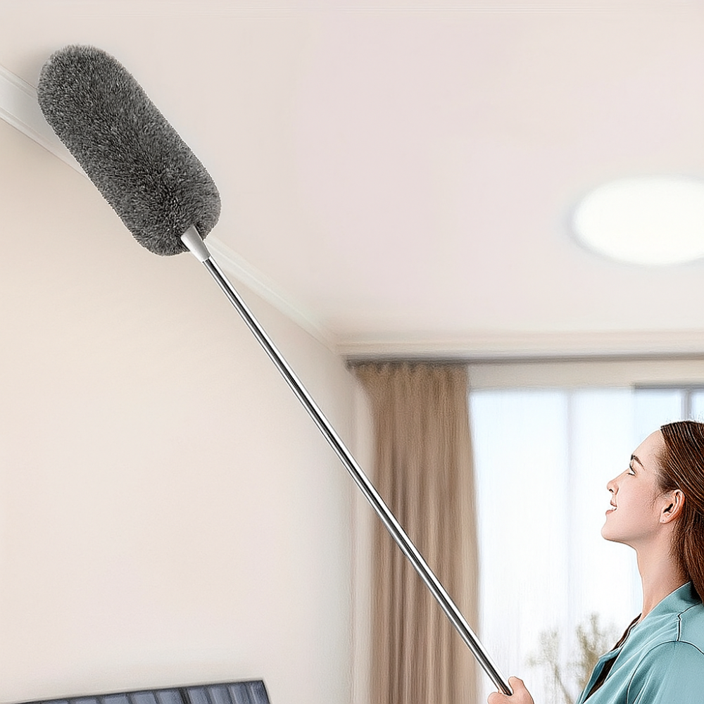 Microfibre Ceiling Duster | Extendable Telescopic Duster for High Ceilings, Corners & Walls