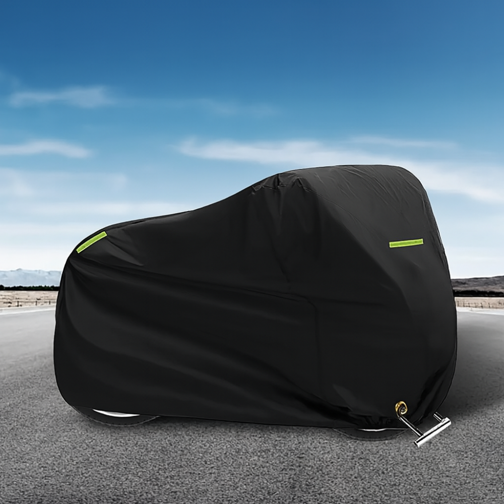 210D Motorcycle Cover | Waterproof & UV Resistant Outdoor Motorbike Cover Heavy Duty All-Weather Protection