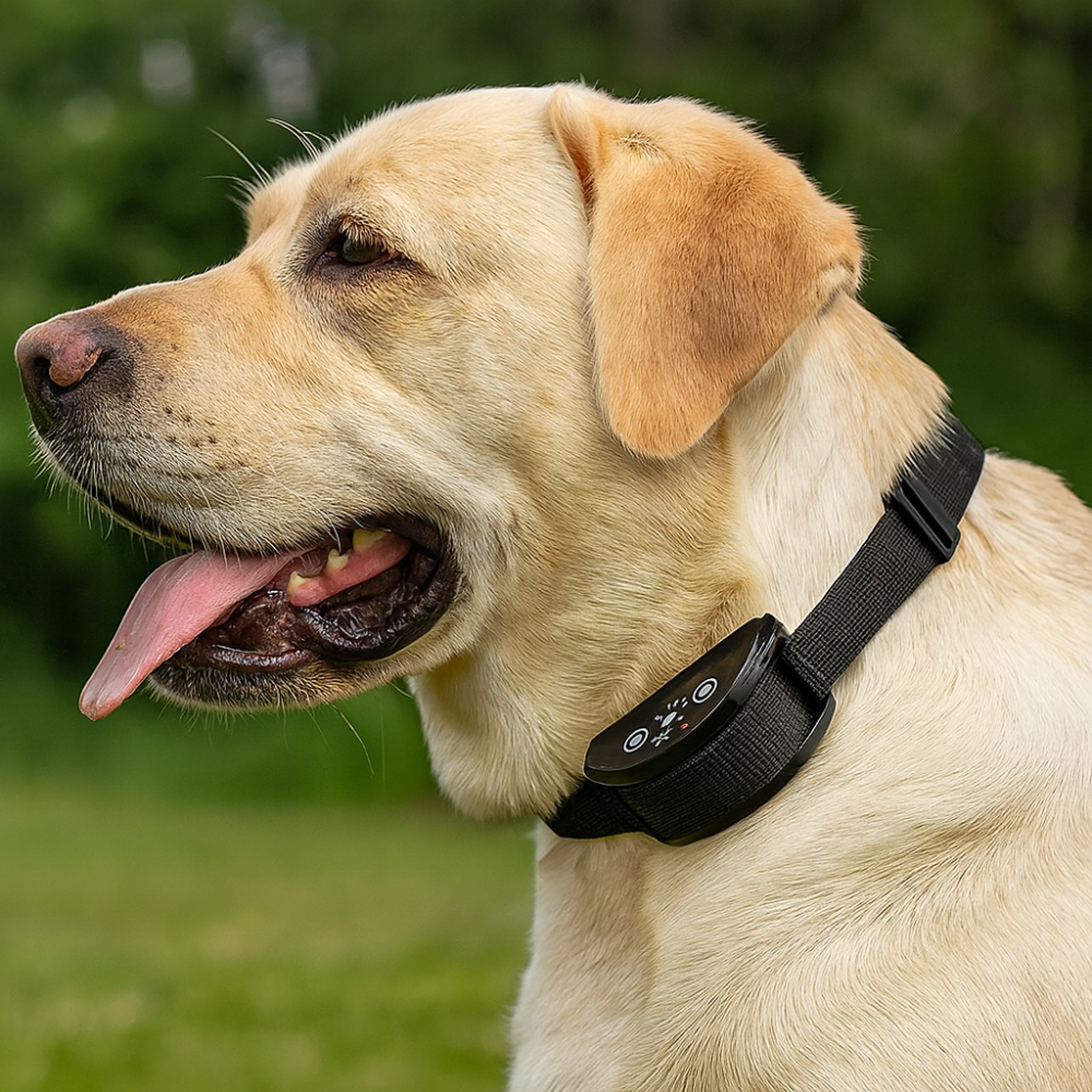 Vibration Training Collar for Dogs | Automatic Bark Control with Vibration & Sound – Rechargeable No Shock Collar