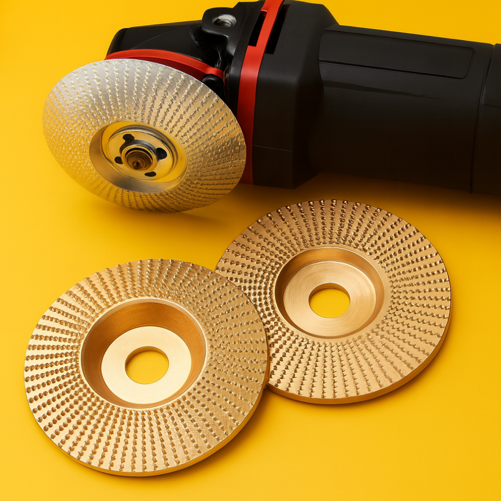 100mm Shaping Disc Set (3 pcs) | Wood & Metal Grinding Discs for Angle Grinder – Fast Material Removal