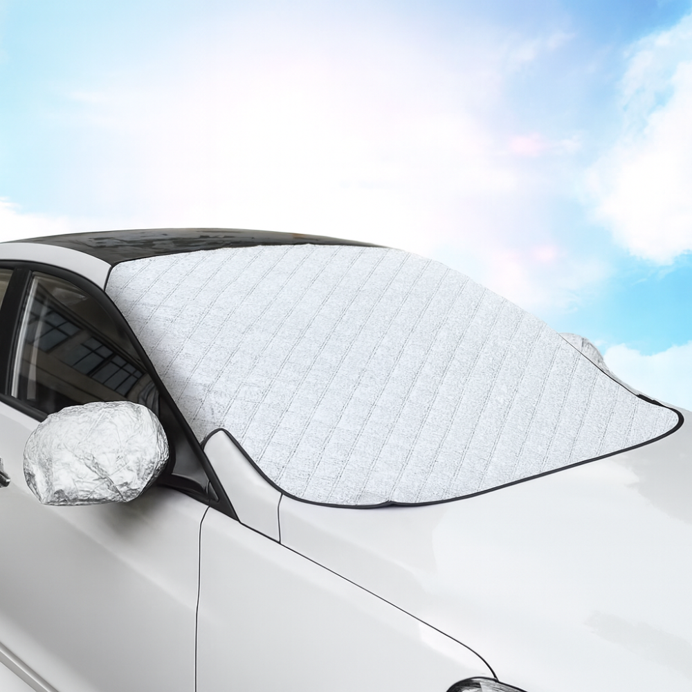 WeatherBlock 4-Season Windscreen Cover | Universal Car Windscreen Cover Anti-Ice, Snow, Hail & Sun Protection