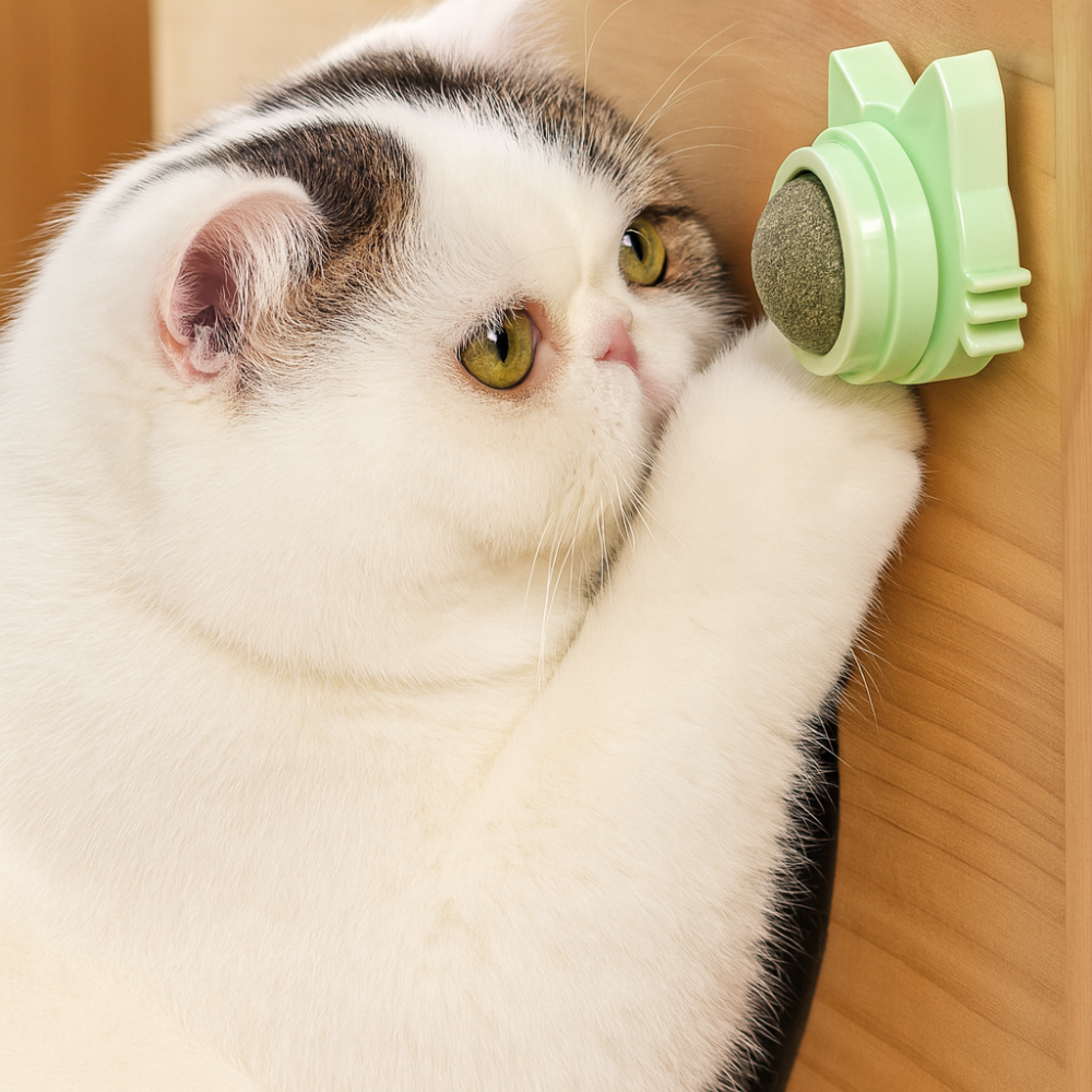 CalmiCat™ Wall-Mounted Catnip Lick Toy | Calming & Stimulating Cat Toy for Indoor Cats