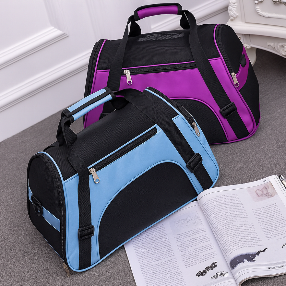 Pet Travel Carrier – Foldable Soft-Sided Portable Carrier for Cats & Small Pets | Lightweight & Comfortable