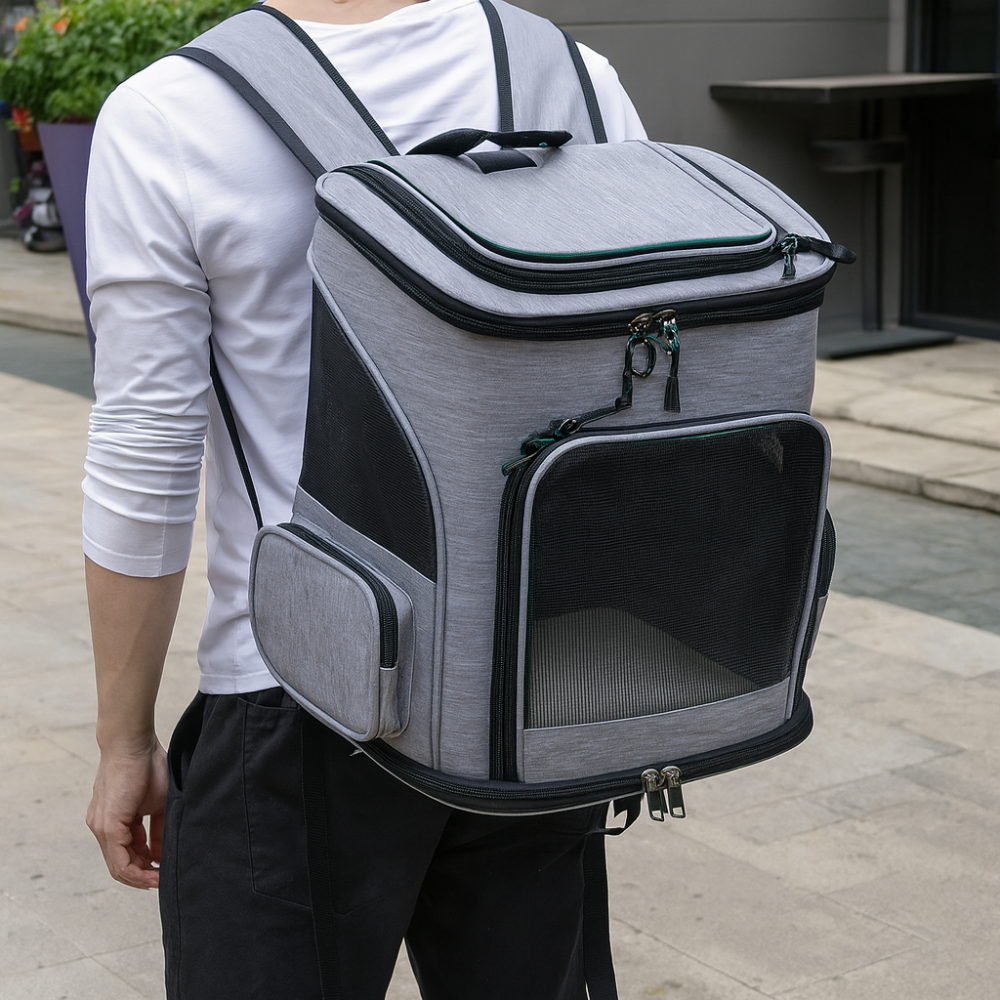 Comfort Travel Pet Backpack | Ventilated Pet Carrier Backpack for Cats & Small Dogs