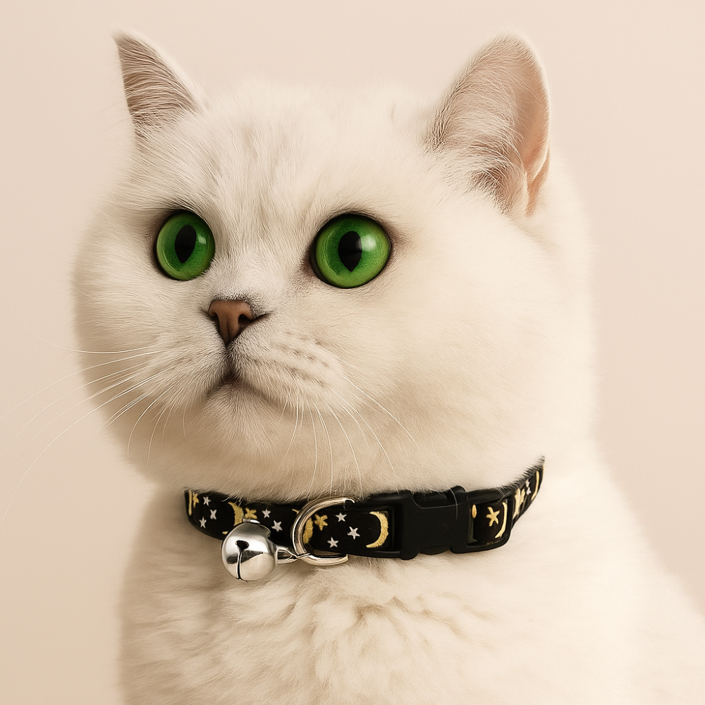 Breakaway Cat Collar with Bell – Adjustable Safety Collar for Cats