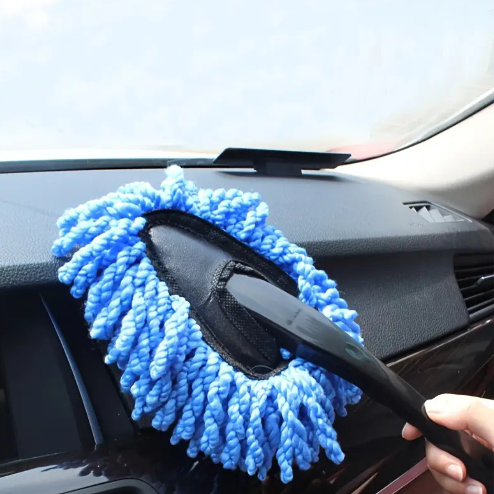 Microfibre Dashboard Brush | Soft Car Interior Dusting Brush for Dashboard, Vents & Console
