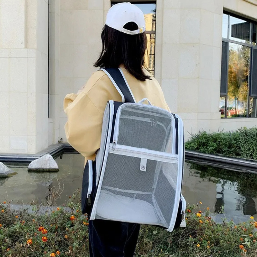 Urban Explorer Pet Backpack | Secure & Comfortable Travel Backpack for Cats & Small Dogs