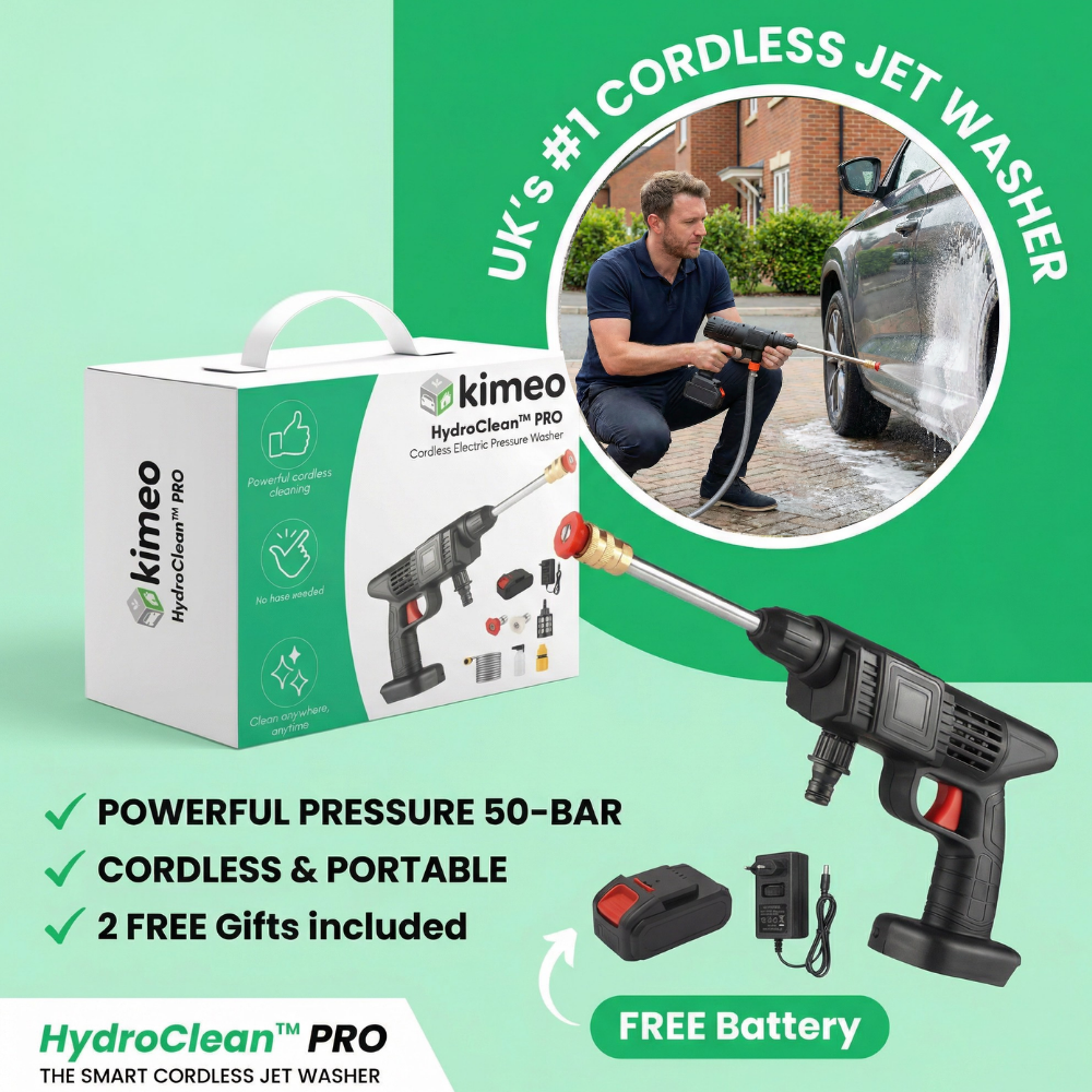 CarJet™ PRO | 21V Cordless Electric Pressure Washer | Portable 50-Bar with Battery