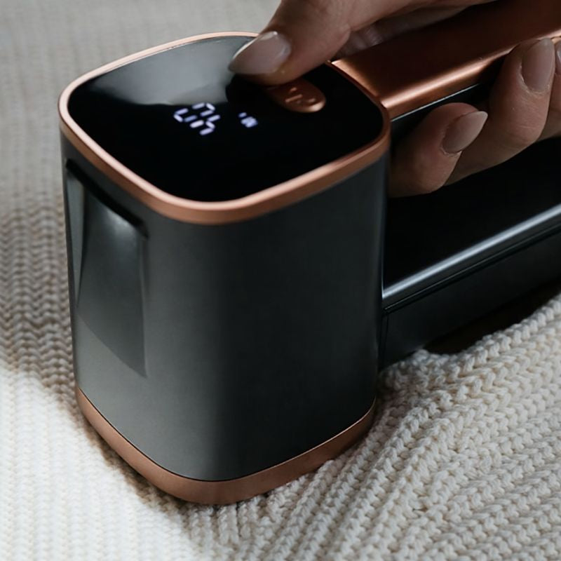 Electric Fabric Shaver with LED Light, 3 Speeds, USB-C Rechargeable Lint & Bobble Remover