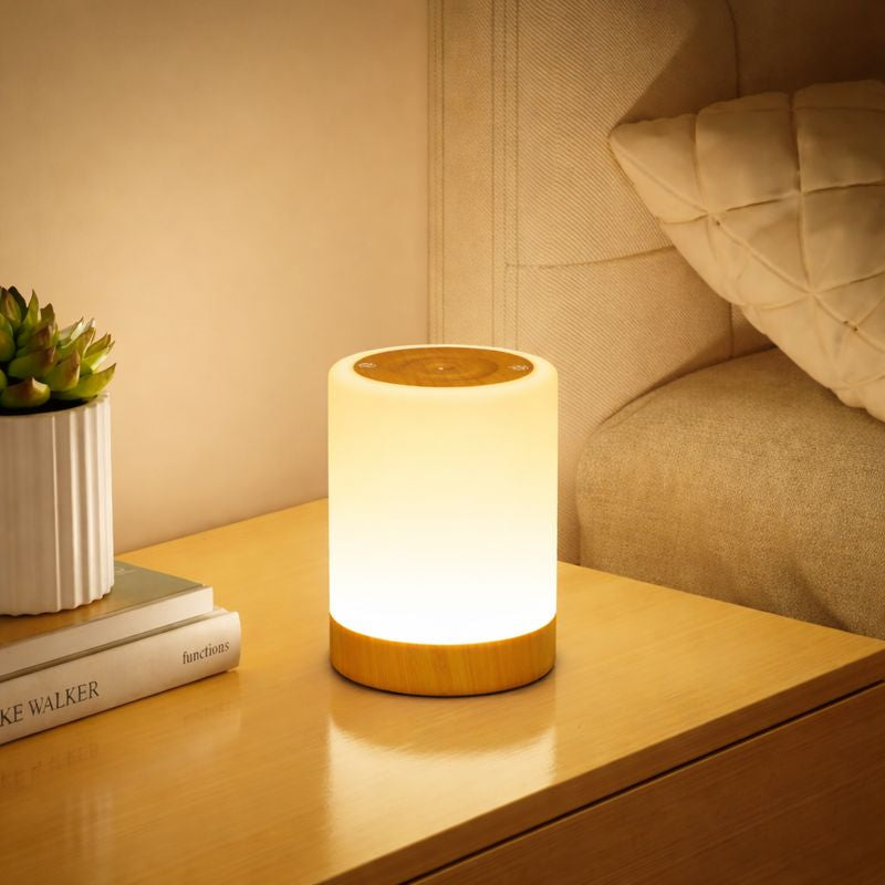 Touch LED Bedside Lamp | 256 Colour Touch Control Lamp, USB Rechargeable & Portable